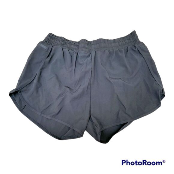 Soothfeel Workout Gym Shorts Solid Black With 2 Zip Pockets Size L Comfortable - Picture 1 of 7